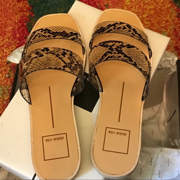dolce vita snakeskin sandals